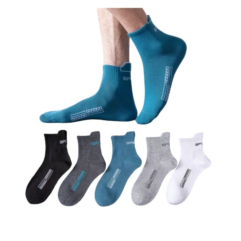 (3 PASANG) Kaos Kaki Olahraga New Sport Pria Terbaru Model 3/4 Kuping