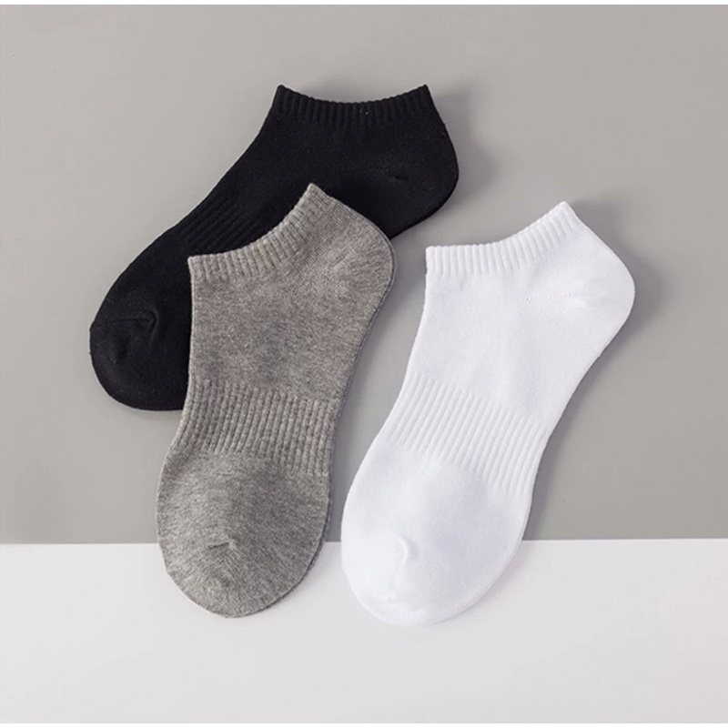 Kaos Kaki Casual Polos / Kaus Kaki Se-mata Kaki Bahan Tebal Karet Tengah