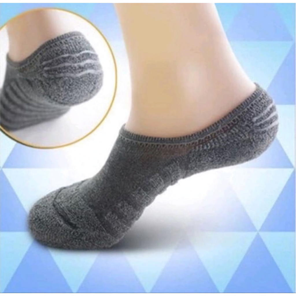 Rumahkaki – Kaos Kaki Pendek Color Boom Invisible / Kaus Kaki Tidak Terlihat DI Bawah Mata Kaki Bahan Tebal Seperti Handuk / Serat Bambu