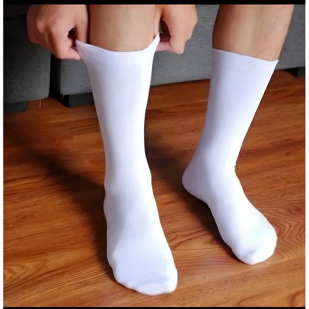 Rumahkaki - Kaos Kaki Sekolah SD, SMP, SMA Putih Polos / Kaus Kaki Anak Laki-laki Perempuan - Image 2