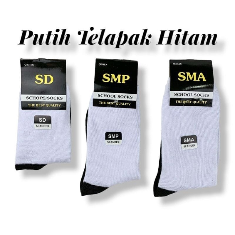 Rumahkaki - Kaos Kaki Sekolah SD, SMP, SMA Telapak Hitam - Image 2