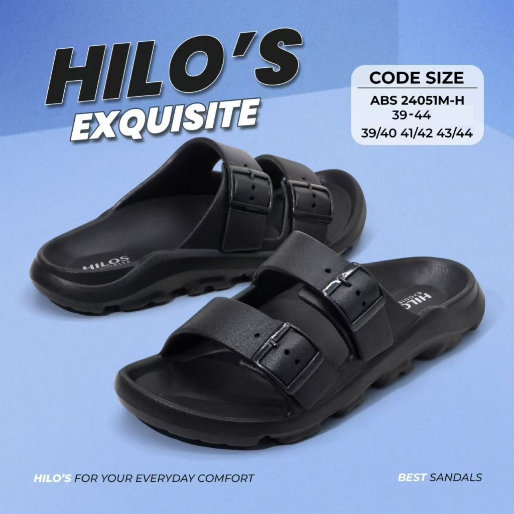 Rumahkaki – Sandal Pria Dewasa Sendal Laki Laki Karet Slide Slop Slip On Anti Slip 24051M
