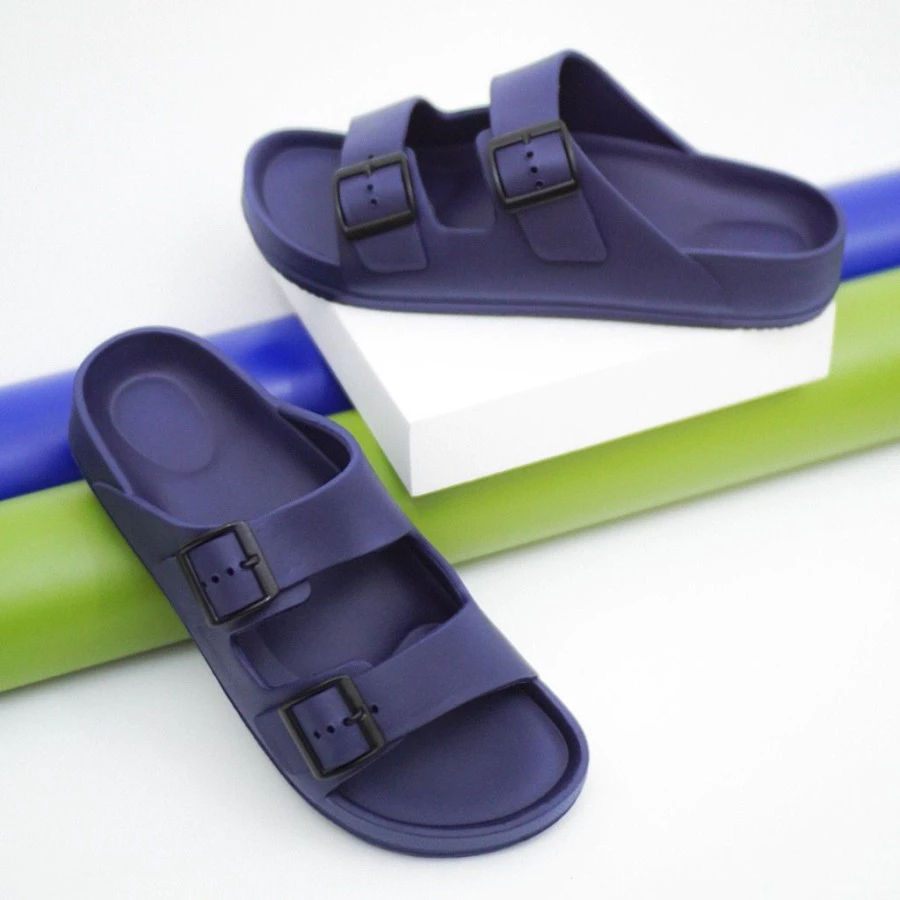Rumahkaki - Sandal Selop Laki-laki Anak dan Dewasa Sendal Pria Slipper Slip On Gesper Porto 1045M - Image 2