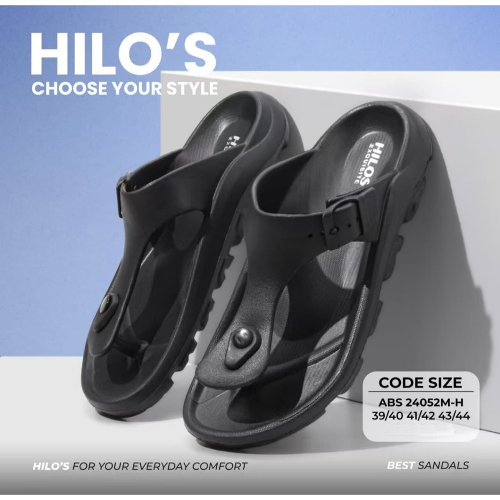 Rumahkaki – Sendal Jepit Karet Pria Kasual Sandal Japit Cowok Dewasa Anti Slip Ringan 24052M-H
