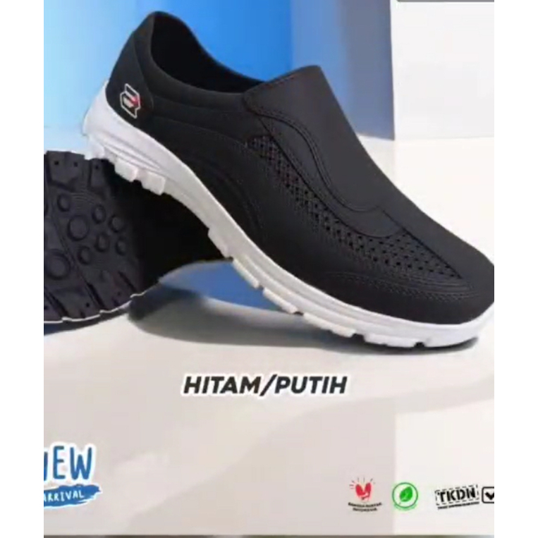 RumahKaki – Sepatu Kerja Pria Slip On Casual Karet Anti Air Anti Slip ATT SMH 970