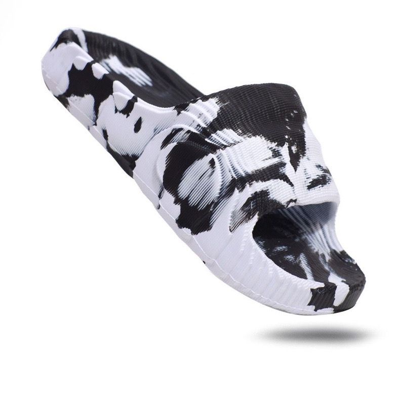 Sandal Selop Unisex Adilette Murble / Sendal Slop Pria Wanita Hema Motif Loreng Gradasi Tebaru - Image 2