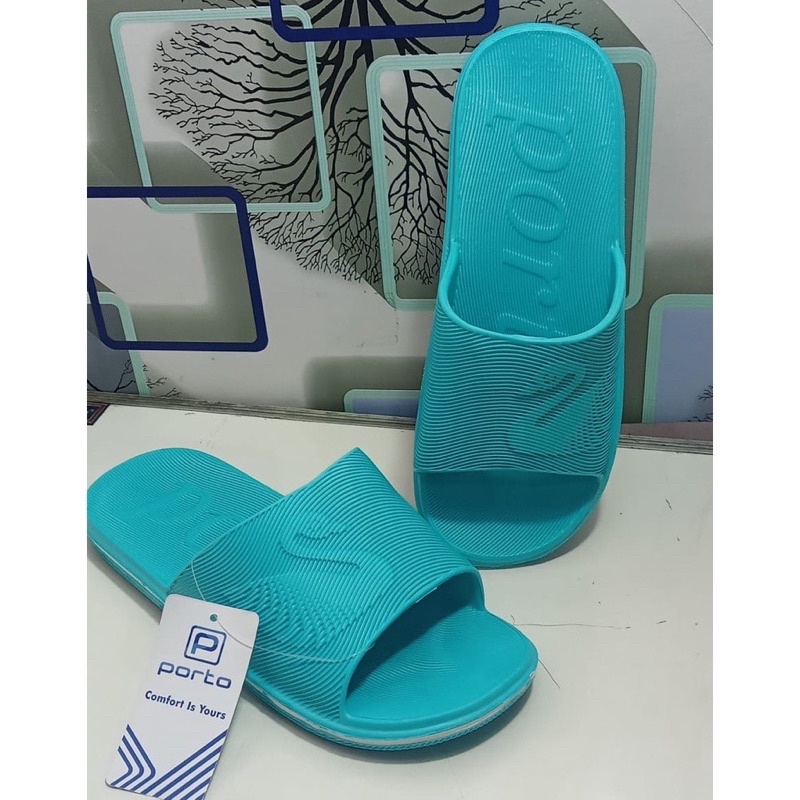 Sandal SeloP Wanita PORTO / Sendal Slop Karet Cewek 3031L